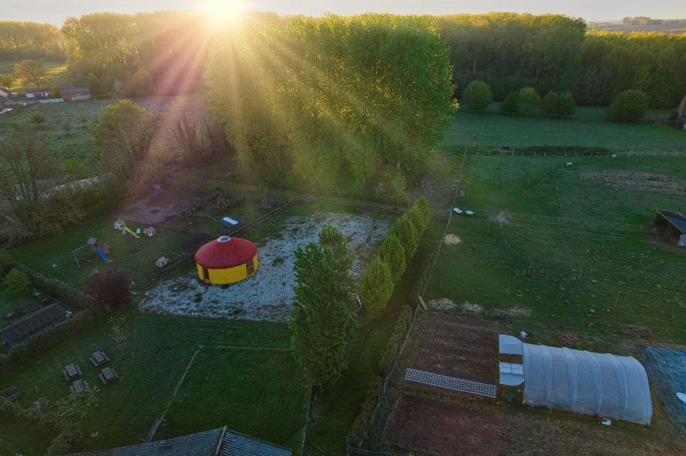 Le Ranch du Phoenix au levé du joru